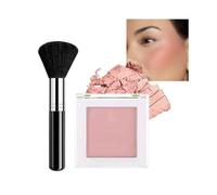 Rose Blushers for Cheeks, Pink Peach Powder Blushes, Korean Style Makeup Blush, Smooth Matte Face Make up with Brush, Natural Looking Glow Blendable Long Lasting