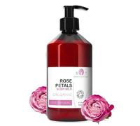 Rose Body Lotion | 8.8 fl.oz Moisturizing Body Milk | Plant-Based Softeners | Long-Lasting Moisture | Restores Suppleness and Elasticity | Rose Scented