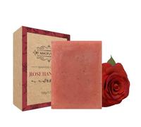 Rose Body Scrub Soap for Women - Cleaning Scrub Soap bar,Pore Exfoliation - Face & Body Soap - Moisturizing Facial Soap Bar - Rose Essence Oil handmade Soap Nourish Skin 100g