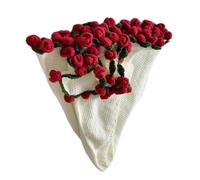Rose Bouquet Blanket,Crochet Flower Bouquet Blanket,Finished Rose Bouquets Crochet Flower Blankets,Foldable Flowers Bouquets Blankets Finished,Soft And Lightweight,For Home Decor