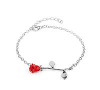 Rose Bracelet Gifts For Women Gifts For Mom Beauty And The Beast Jewelry Rose Gold Bracelet,Silver Creative And Exquisite Workmanship Nice processing