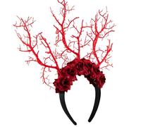 Rose Branch Hair Hoop Cosplay Costume Delicate Hair Styling For Live Show Headbands Carnivals Dark Tiaras Gothic Headband