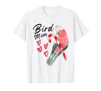 Rose-Breasted Cockatoo - Parrot Bird Mom Watercolor Value Graphic T-Shirt