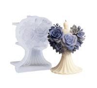 Rose Bride Figurine Silicone Molds Temperature Resistant for Making Soap Chocolate and Wedding Decorations Bride Cast