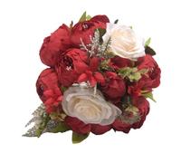 Rose Bridesmaid Bridal Artificial Rose Bouquets Wedding For Wedding Ceremony Valentines Photography Props Bride Bridesmaids