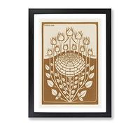 Rose Bush Vol.2 By Julie De Graag Classic Painting Framed Wall Art Print, Ready to Hang Picture for Living Room Bedroom Home Office Décor, Black A3 (34 x 46 cm)