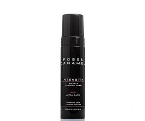 Rose & Caramel Intensity Dark - Ultra Dark Bronzed Self Tanning Mousse 200ml. Bronze, Sunless Self Tanner, Hydrating. Extra Dark Fake Tan, Award Winning, Natural, Cruelty Free, Vegan, Best Tan