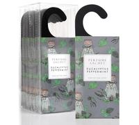ROSE COTTAGE Large 12 Packs Eucalyptus Peppermint Hanging Closet Air Freshener Scented Sachets Long Lasting Smell Goods