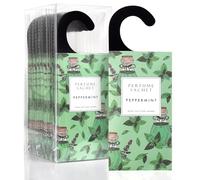 ROSE COTTAGE Large 12 Packs Peppermint Hanging Closet Deodorizer Air Freshener Long Lasting Scented Sachets Smell Goods for House