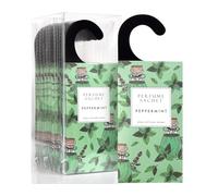 ROSE COTTAGE Large 12 Packs Peppermint Hanging Closet Deodorizer Air Freshener Long Lasting Scented Sachets Smell Goods for House