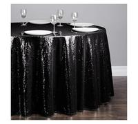 Rose d Glitter Sequin Tablecloth - 1PC Round Table Cover for Wedding, Birthday, Home Decor, Dining, Kitchen Parties - Perfect for Any Ocn