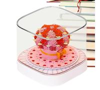 Rose Desk Calendar 2026 - Tear-off Notepad, Artistic Paper Sculpture, Decorative Notepad Holder, Creative Table Decoration | Bedroom, Office, Study, Bookshelf, Home