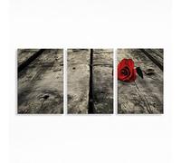 Rose Diamond Art Kits Adults Beginner 24x16 in 3 Pack, Landscape Diamond Painting, 5D DIY Full Drill Paint by Numbers, Wall Art Gems Paintings for Bedroom Office Room Decor Gifts for Women PZSH-2344