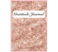 Rose Diamond Stud Gratitude Journal - for positive mental health, happiness, wellness and self care