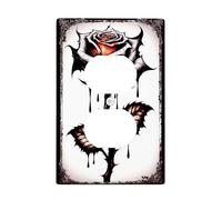 Rose Duplex Outlet Covers Wall Plate, Gothic Dark Thorns Drips Halloween Black Plastic Standard Size Decorative Receptacle Outlet Covers for Living Room Bedroom Home Office Decor