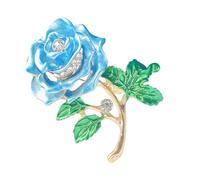 Rose Enameled Brooch Sturdy Alloy Fashion Lapel Pin with Elegant Designs for Hat Backpack and Clothing Accessories Unique Lapel Badge