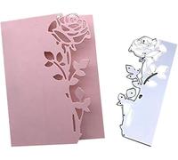 Rose Envelope Cutting Stencils Cutting Machine Cutting Stencil Scrapbooking Embossing Stencils Cutting Dies Accessories for 3D Cards Photo Albums Paper Cards Scrapbook Cutting Dies