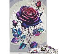 Rose Fantasy Puzzles 1000 Piece Puzzle Adult Jigsaw Puzzle Jigsaw Puzzles for Adults Educational Game Challenge Toy 1000pcs (75x50cm)