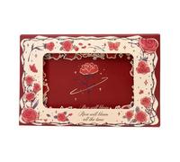 Rose Flame Burning Greeting Card Handmade Burning Matches Happy Birthday Gift Wrapped Envelope Card Ceremonial Greeting