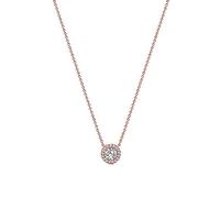 Rose Flashing Red Green Gem Exquisite Necklace Original Women'S Glamorous Shining