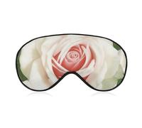 Rose Floral Eye Mask, Side Sleeping Mask Light Blindfold Sleeping Mask Nose Pad and Elastic Band for Children Women and Men