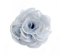 Rose Flower Brooches for Women Fabric Pearl Lapel Pins Big Camellia Flowers Brooch Pin Wedding Party Dance Elegant Dress Accessories for Clothes Fashion Jewelry for Banquet Ceremony 90mm, 1, Metal, no