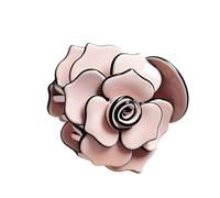 Rose Flower Clip - Stylish Hair Accessory for Wedding | Small Jaw Barrettes, Elegant Decorative Clamp, Compact Fashion Tool, Chic Hair Holder, Multi Purpose Clip for Concerts