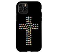 Rose Flower Divine Faith Religious Cross Christian Christ Case for iPhone 11 Pro