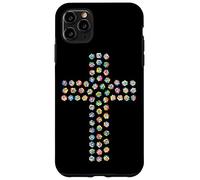 Rose Flower Divine Faith Religious Cross Christian Christ Case for iPhone 11 Pro Max