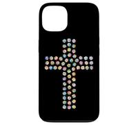 Rose Flower Divine Faith Religious Cross Christian Christ Case for iPhone 13