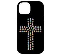 Rose Flower Divine Faith Religious Cross Christian Christ Case for iPhone 14