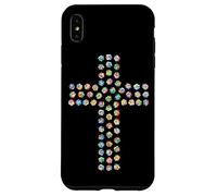 Rose Flower Divine Faith Religious Cross Christian Christ Case for iPhone XS Max