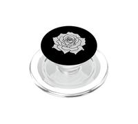 Rose Flower Graphic Botanical Floral Garden Botanist Roses PopSockets PopGrip for MagSafe