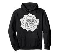 Rose Flower Graphic Botanical Floral Garden Botanist Roses Pullover Hoodie