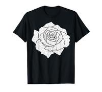 Rose Flower Graphic Botanical Floral Garden Botanist Roses T-Shirt
