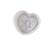 Rose Flower Heart Silicone Molds Epoxy Resin for Soap Making Gypsum Craft Supplies Mold