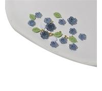 Rose Flower Leaf Nails Art 3D Flower Steel Beads Nails Art Decoration For Nails