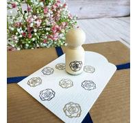 Rose Flower Mini Rubber Stamp, Ink Stamp for Cards Envelopes Scrapbook, Wooden Floral Stamp, DIY Tags Crafts, Wedding Crafts
