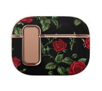 Rose Flower Printed Case Compatible for Airpods Pro 2 Earbud Cases Earphone Protective Covers
