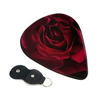Rose Flower Printed Guitar pick Guitar Plectrums for Acoustic Guitar Electric Guitar Bass Guitar - Guitar Accessories - 6 Pack 0.46mm