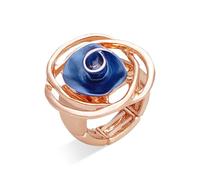 Rose Flower Rings for Women,Mother's Day Gifts,Adjustable Stretch Band Rings 3D Rose Enameled Flower Jewelry Gift for Her, Resin, No Gemstone