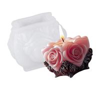 Rose Flower Silicone Mold Flower Soaps Making Molds for Epoxy Resin Craft Handmade Soap Wedding Decoration Rose Mold