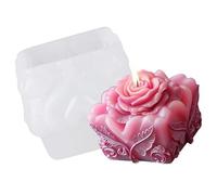 Rose Flower Silicone Mold Flower Soaps Making Molds for Epoxy Resin Craft Handmade Soap Wedding Decoration Rose Shaped Mold