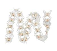 Rose Flower White LACE Ribbon Elegant Organza Trim for Wedding Gift Floral Clothing