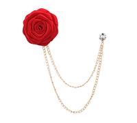 Rose Flowers Lapel Pin Mens Wedding Brooch Buttonhole Groomsmen Bridegroom Corsage and Buttons 12 Color Pins for Men Suit Flower Lapel Pin for Suits Bridegroom Collar Pins