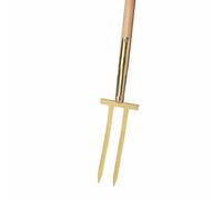 Rose fork gold with bayonet tines 280x60mm grubber hoe garden hoe terrace