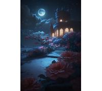 Rose Fortress Castle Series Wooden Puzzle, Dust - Free Perfect Interlocking, Suitable for Home Decoration, Birthday Gifts, Suitable for Both Men and Women_1000pcs