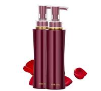 Rose Fragrance Body Wash, Smile Fragrance Golden Shower Hydrate, Hydrate Anti, Deep Moisture, Women's Rose Anti-Aging Deep Moisture Shower Gel for All Skin Types (2pcs)