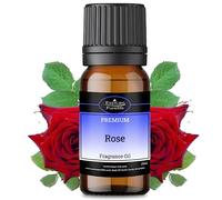 Rose Fragrance Oil 10ml, Pure Rose Oil for Soaps Making, Candles, Bath Bombs, Oil Burners, Diffusers, Wax Melts, Perfume Oil, Skin & Hair Care - Perfume Scents - Cosmetic Grade, Vegan & UK Made