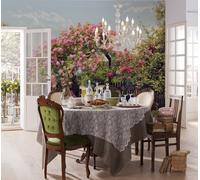 Rose garden PHOTO WALLPAPER Dining Room 12x8.33 feet country scenery nature